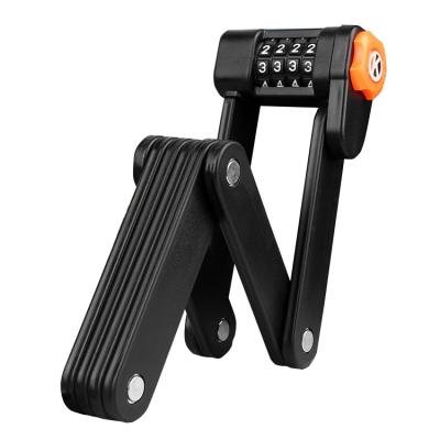 China YH1824 Bike Safe Cycle 4-Digit Password Folding Bike Chain Lock for sale