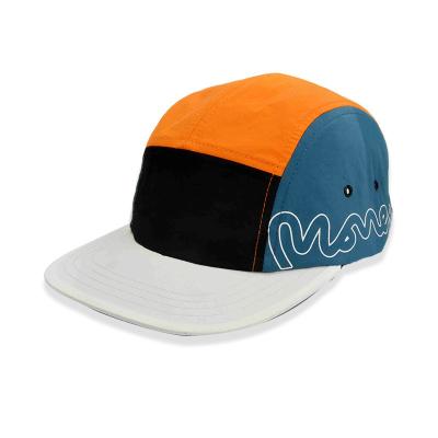 China Wholesale JOINT Bulk Contrast Color Snapback Hats Custom Logo 5 Panels Beach Hats Women for sale