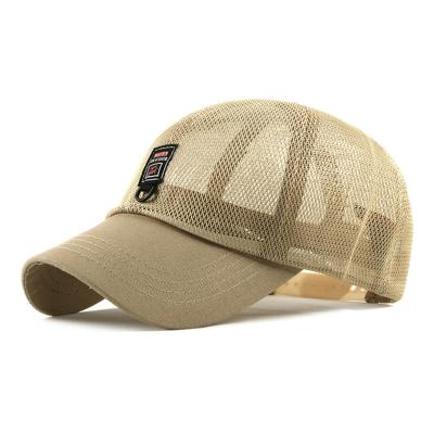 China COMMON Comfortable Breathe Free All Mesh Hat Men's Trucker Hats Trucker Hats 100% Polyester Simply for sale