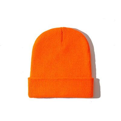 China COMMON Custom Color Logo Womens Beanie Hat Winter Hats Candy 100% Cotton Customized for sale