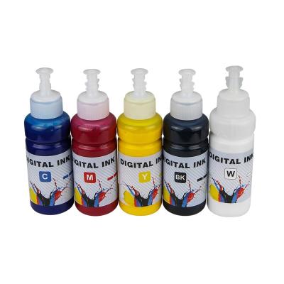 China 100% DTF Printing Ink 100ml Fabric Safe Colored Stable Printing Ink for dtf 4 heads printer factory sales hot product 2022 for sale