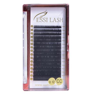 China Full Volume 0.10 0.12 0.15 Mink Lashes J/B/C/CC/D/DD/LC/LD/L/M/ Loop Private Label Volume Eyelash Extension Supplier U for sale