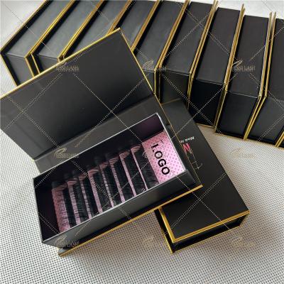 China Full Volume Korea PBT Eyelashes Easy Fanning Cashmere Lash Extensions Matte Lash Trays for sale