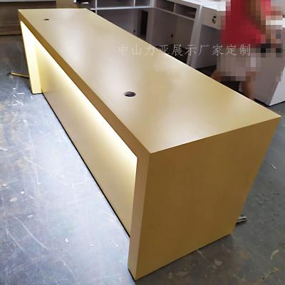 China Factory Supply Strong Cell Phone Checkout Counter Retail Store Cashier Desk Cell Phone Receipt Counter for sale