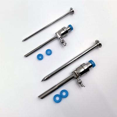 China Laparoscopic Procedure Stainless Steel Surgical Trocar with Magnetic Sheet 5mm 10mm for sale