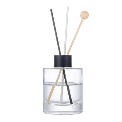 China 53ml 150ml 153ml 228ML Car Diffuser Cosmetic Glass Aroma Diffuser Empty Round Glass Bottle for sale