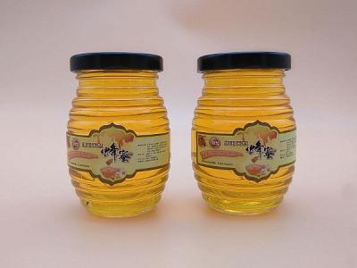 China Food 95ml, 180ml, 370ml, 750ml Honey Jars Suppliers Bee Shaped Single Empty Honey Jar for sale