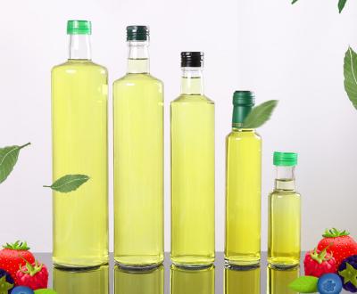 China Empty Food Grade Round Antique Extra Blank Glass Olive Oil Bottle 500ml for sale