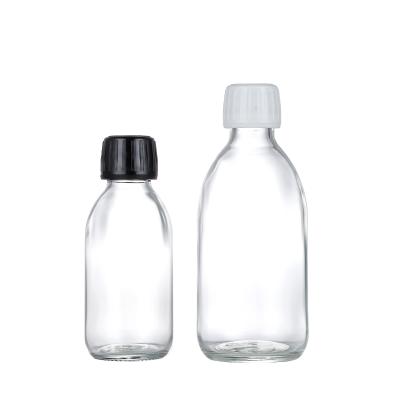 China Wide mouth medicine 158ML 217ML 260ML 315ML pill pharmaceutical med supplements acrylic glass bottle for sale