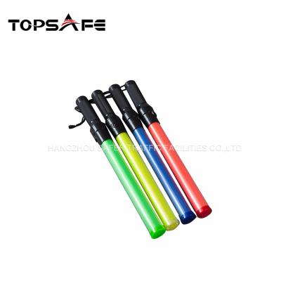 China PVC and ABS (handle). New Style Rechargeable Safety Signal Security Strobe Led Traffic Stick Flashing Light for sale