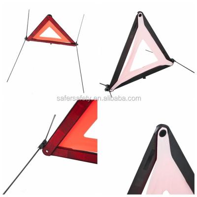 China Traffic Quality Safety Safe Guaranteed Reflecting Triangle Warning Sign Led Car Emergency Warning Triangle for sale