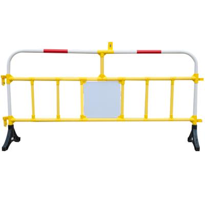 China Anti-impact Stainless Steel Crowd Control Barrier Pedestrian Portable Folding Road Safety Metal Barrier for sale