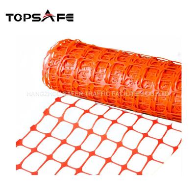 China Easily Assembled Orange Plastic Construction Mesh Safety Fence Wholesale Soft Construction Site Resistance Barrier for sale