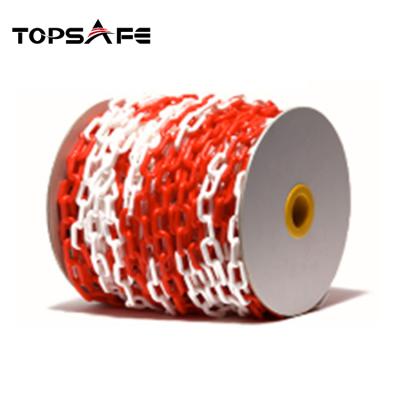 China HDPE Road Plastic Warning Chain Safety Hot Sale Plastic Link Chain for sale