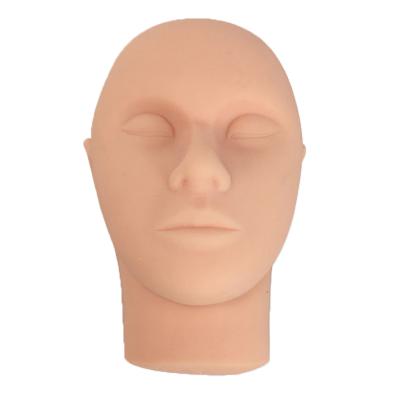 China Durable Female Exercise Silicone Head Makeup Model, Cosmetic Injection Practice Silicone Head Model for sale