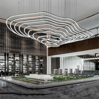 China EUROPEAN Custom Modern Hotel Dining Retro Large Size Led Pendant Light Hanging Chandeliers And Pendant Lights for sale