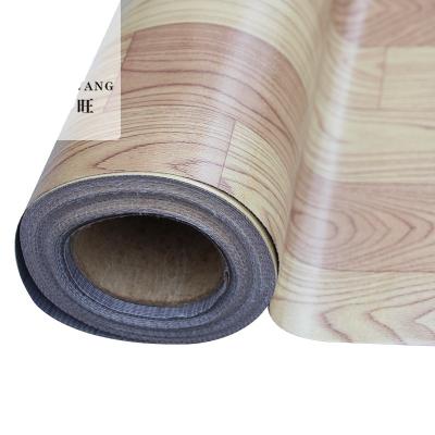 China Durable Excellent 2 mm pvc plank laminated floor covering industrial self adhesive vinyl flooring temporary floors for sale