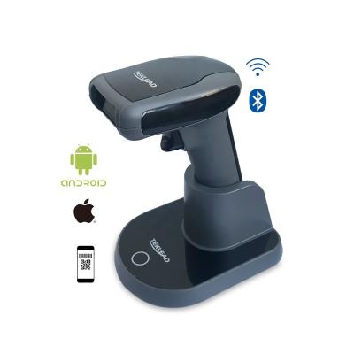 China High Scan Speed ​​2.4Ghz WiFi Smart Commercial Tooth 1D 2D Android Wireless Blue Barcode Scanner for sale