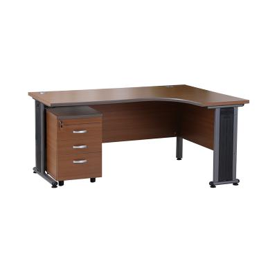 China L-shaped design computer desks (height) adjustable wooden desk / modern office table for sale