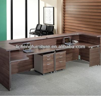 China PANEL office reception table design Commercial Furniture 2800x1200x1100mm for sale