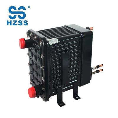 China High pressure titanium heat pump / shell shaped steel condenser pipe / evaporator HZSS and pipe heat exchanger for sale