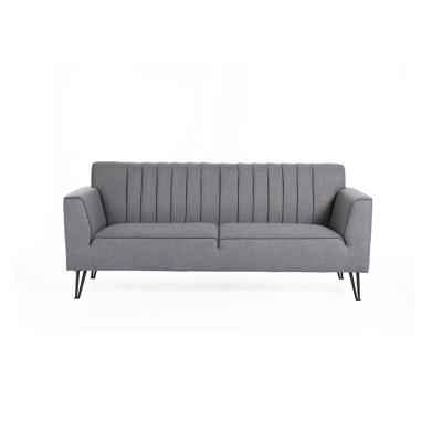 China Leisure Sectional Chair Gray Color China Furniture New Products Velvet Sofa In Living Room 3 Seat Stretch High Quality Fabric Sofa for sale