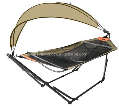 China Outdoor Furniture Patio And Camping Hammock With Canopy For Sun Protection And Comfort for sale