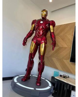 China Customized Size Iron Man MK47 1 to 1 Statue Marvel Figure Resin Fiberglass Sculpture for sale