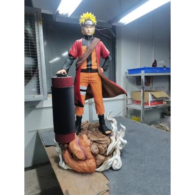 China Garden Naruto Shippuden Anime Figures Jiraiya Namikaze Minato Uzumaki Naruto Action Figure Model Collectible for sale