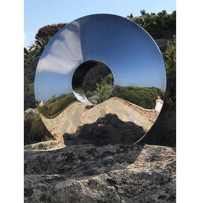 China Customized Stainless Steel Crescent Moon Sculpture For Your Customer Requirements for sale