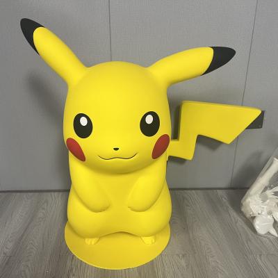 China Customized Folk Art Style Anime Pikachu Sculpture Perfect for Outdoor Garden Shop for sale