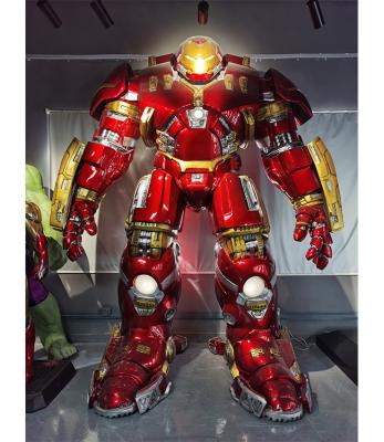 China Folk Art Style Customized Life Size MK44 Iron Man Movie Action Figure Sculpture for sale