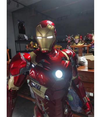 China Custom Large Marvel Ironman Statue Iron Man Mark Decoration for Worldwide Distribution for sale