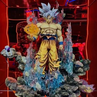 China Wholesale 55cm Dragon Ball Goku Anime Figure Super Saiyan Action Goku Resin Figures Statue for sale