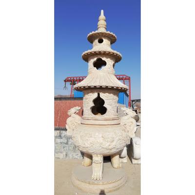 China Custom All Size High Quality Statue Granite Carved Figurine Stone Lantern For Sale for sale