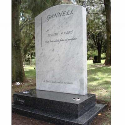 China Low Price Black Granite Tombstone Monument Grey Granite Gravestone For Memorial for sale