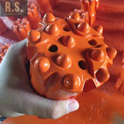 China Mining RS T45 89mm, 102mm, 115mm Thread Retract Button Drill Bit for Surface Mining and Rock Drilling for sale