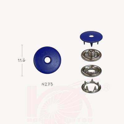 China N273 11.6MM Custom Metal Fork Ring Snap Jeans Buttons Cap Viable Snap Fork Button for sale