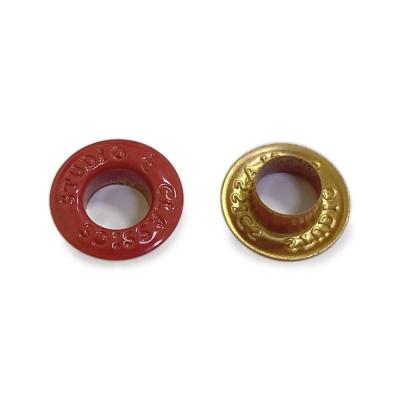 China Various Color Coated Shiny Iron Nickel Free Made No Rust GRS Standard Metal Grommet Button Accessories For Packing Box for sale