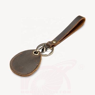 China Mute Touch Viable Leather High Quality Chain Metal Key Fob Key Ring Key Chain With PU Leather for sale