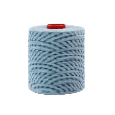 China Kangfa 0,8 mm 1,0 mm Handgezweven lederen draad Platte wasdraad Polyester gewassen naaistraat Te koop