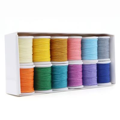 China Crochet Bracelet Thread 0.8mm Strong and Durable Spun Wax Thread for Hand-stitched Knitting for sale