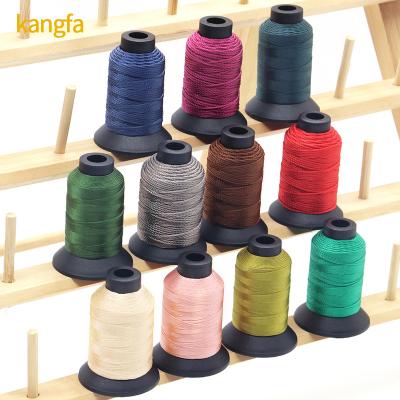 China Sample of Eco-Friendly Boho 210D Polyester Thread for Hand Woven Sewing Machine Usage for sale