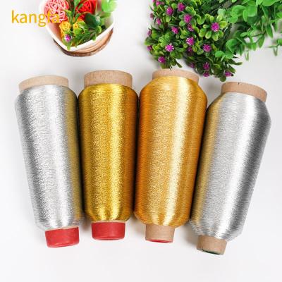 China Garment Accessories Metallic Yarn Silver Sewing Thread Kangfa MX Type 100% Polyester for sale