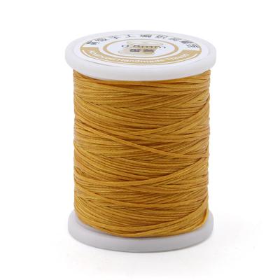 China Purse Leather Sewing Waxed Thread-Practical Long Stitching Thread For Leather Craft DIY 0.8mm wax thread for sale