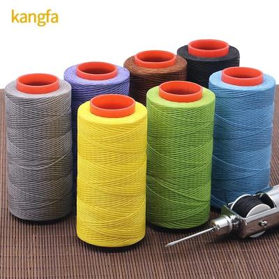 China 150d 260m 0.8mm Flat Waxed Thread for Leather Sewing Kangfa Free Sample Free Shipping for sale