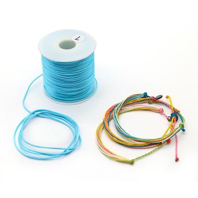 China DIY Bracelet Making Findings Korean Waxed Cotton Cord and Waxed Thread Necklace Rope for sale