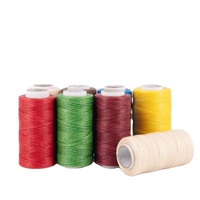 China High Tenacity 100% Polyester 150D/16 Hand Stitched Sewing Thread for Leather Bag Wallet for sale