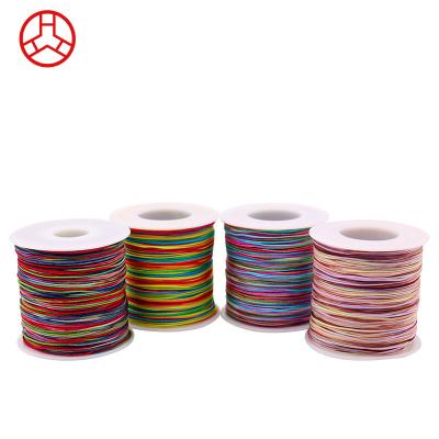 China 1mm 1.5mm Nylon Cord Rope for Chinese Knot Bracelet Making and DIY Jewelry Accessories for sale