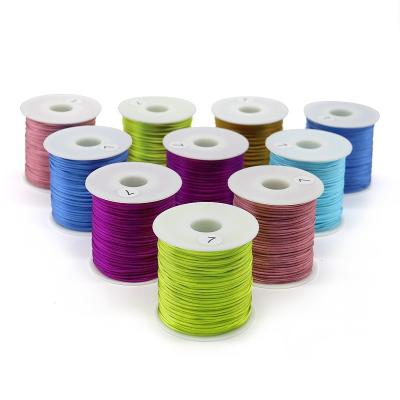 Cina 80m Nodo cinese Cord/Rope/Thread colore singolo o colore arcobaleno per collare del braccialetto in vendita